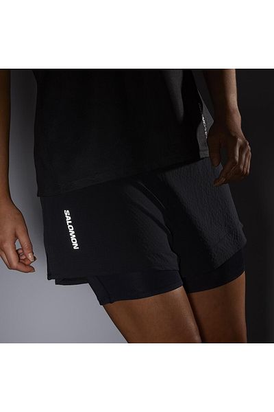 Salomon Sense Aero 2in1 Women's Black Running Shorts Women's Running Shorts Lc2037600