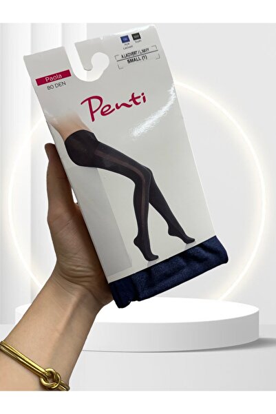 İntive Lingerie Paola Side Transparent Double Color 80 Den Stylish Pantyhose
