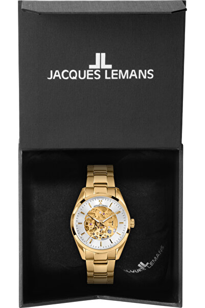 Jacques Lemans Mens Watch 1-2087j, Automatic, 40mm, 5atm