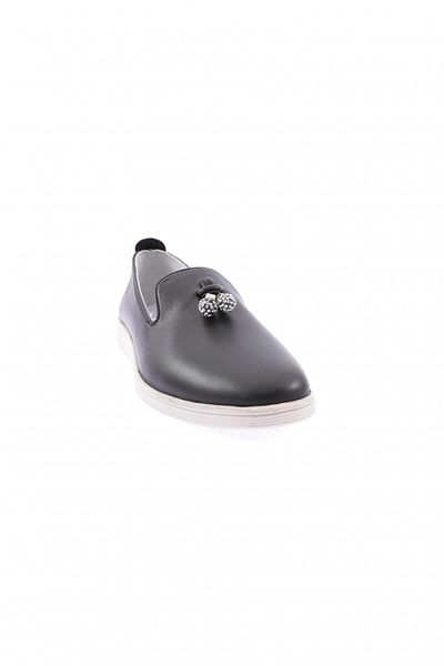 DGN 2255 Pantofi ocazional cu cataramă cu piatră de cristal pentru femei