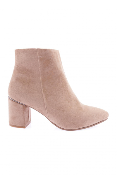 DGN 111-2164-22k Women's Zippered Heeled Short Boots