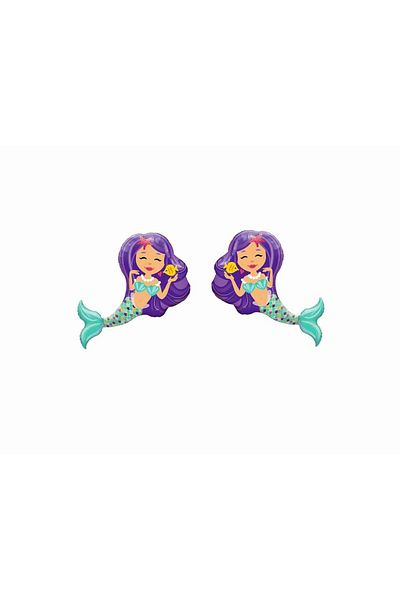 CANSIN 2-Piece Mermaid Foil Balloon