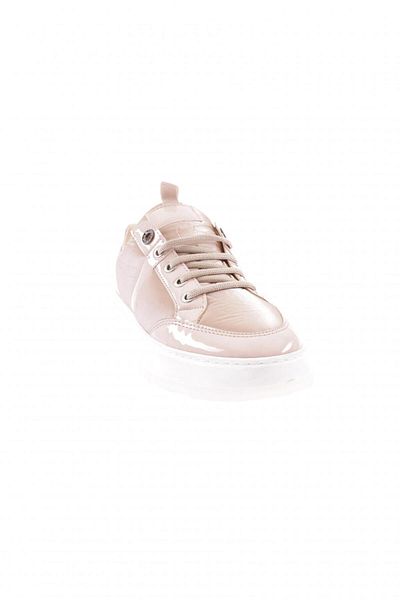 DGN Nude Patent Leather Women's Sneakers - 341712682