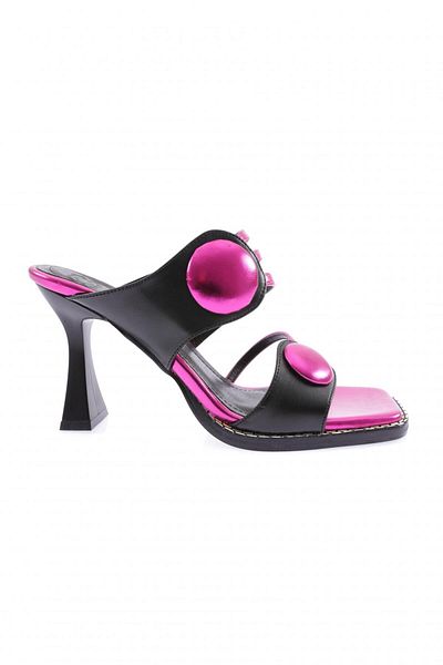 DGN Deschidere fucsia 183286   papuci de damă cu curea cu cataramă