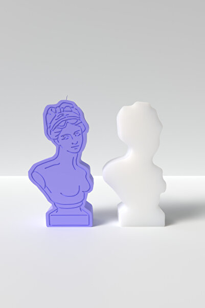 Cageartstudio Venüs Portresi Mum Silikon Kalıp - Venüs Resmi Mum Silikon Kalı...