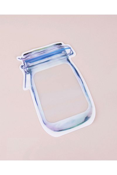 Angoravi Jar Appearance Ziplock Storage Bag 620 ML (1 Piece)