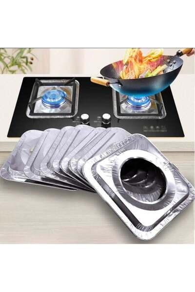 estevia نيو استيفيا أورج موقد مربع زيت واقي لوح ألومنيوم 23*23 10 قطع الشركة