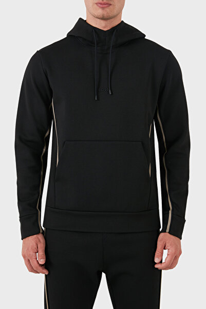 BOSS Pamuklu Logolu Regular Fit Kapüşonlu Sweat Erkek SWEAT 50523905 001