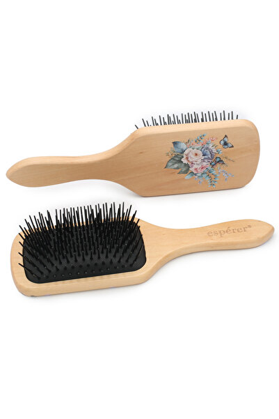 Marsilyan ieg ™   فرشاة شعر خشبية بدون مقبض ومطبوعة - JT8586-06