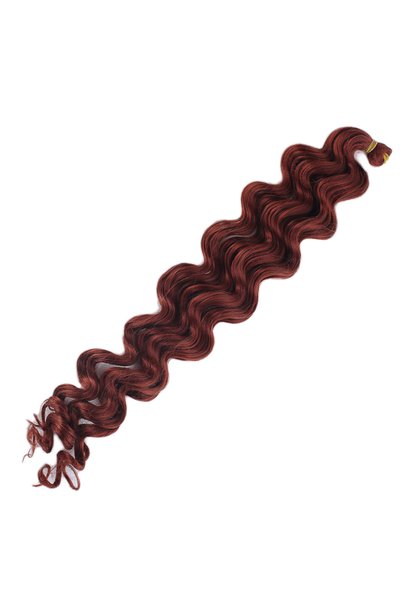 SÇ PERUK Water Wave Hair - Red Copper
