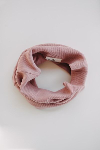 Fluffyboon Ribbed Neck Collar Dusty Rose