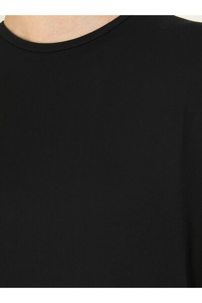 Benin Κοντομάνικο φόρεμα Hijab Viscose - Μαύρο - Benin