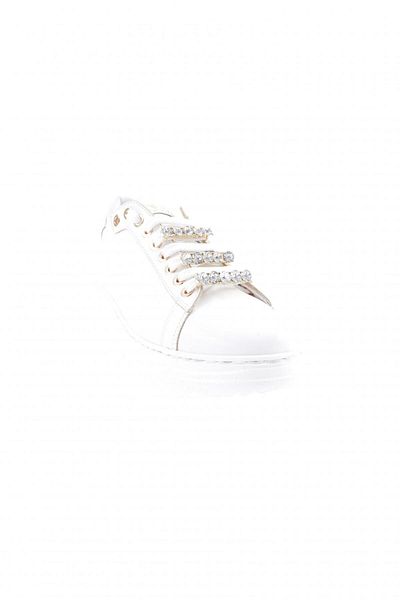 DGN Pantofi de damă cu piatră de cristal groasă albă - 15299753118