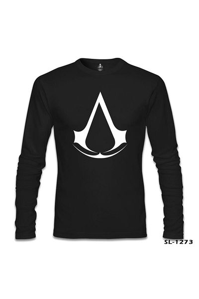Lord T-Shirt Assassin's Creed - سويت شيرت رجالي أسود بشعار