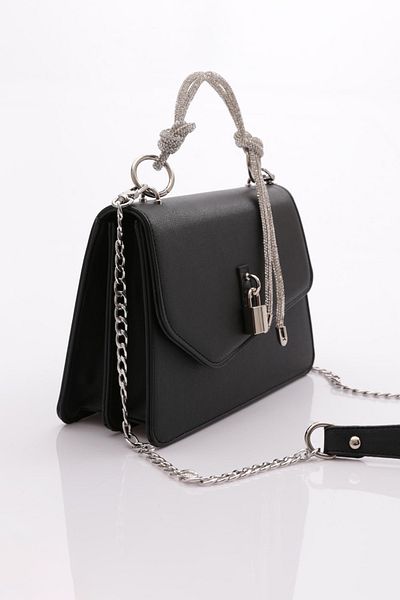 DGN Women's Corduroy Classic Bag Black 1542856