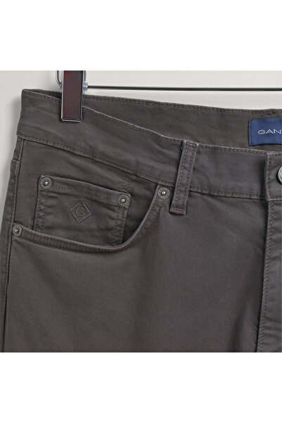 Gant Erkek Gri Slim Fit Hayes Jean Pantolon