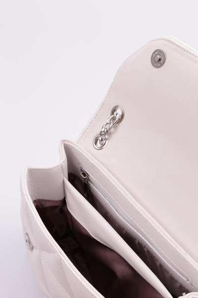 DGN Біла сумка через плече та на ручку з ланцюжком - 6373434