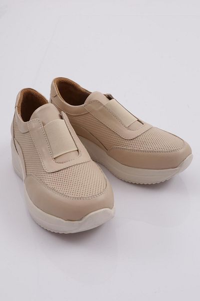 DGN 2261 Pantofi de confort pentru femei cu detaliu din cauciuc