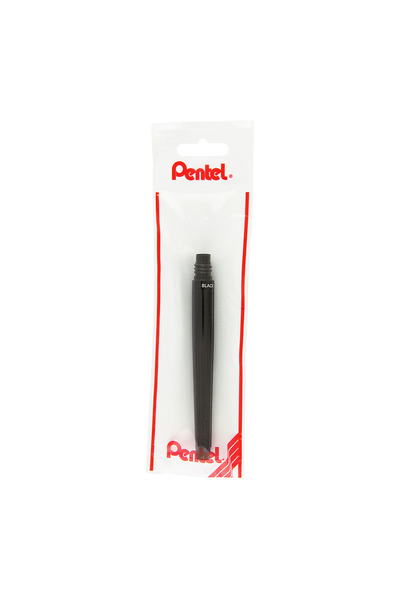 Pentel خرطوشة بديلة لقلم طلاء برأس فرشاة ألوان من آرتس - أسود Fr-101x