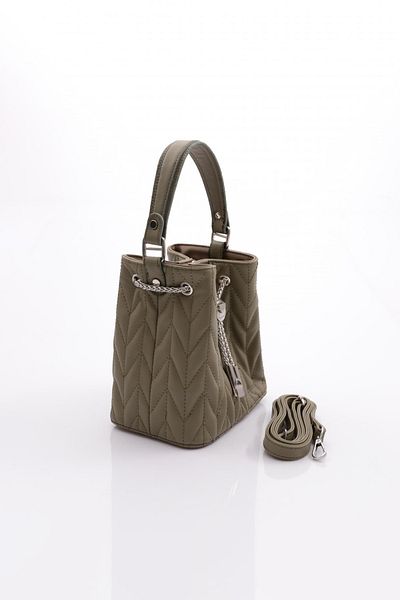 DGN Women's Drawstring Bag Khaki 16772856