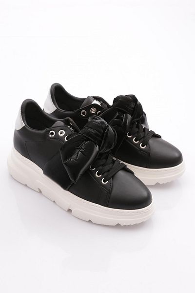 DGN Es853 Women's Thick Sole Bow Sneakers Shoes