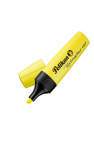 Pelikan علبة 10 أقلام تمييز 490 - أصفر