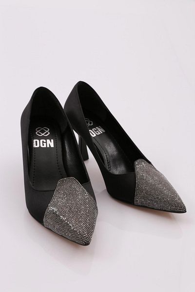 DGN 639 Pantofi cu toc de piatră pentru femei