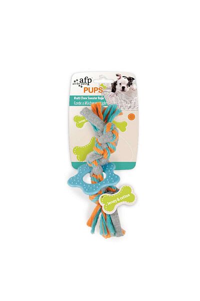 Afp Pups - Sweater Rope Puppy Dog Elastic Dental Floss Hnzrn