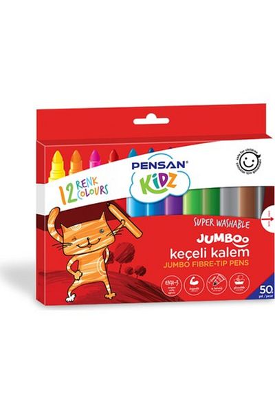 Pensan 12-Piece Jumbo Pen - Kidz Felted Paint Set