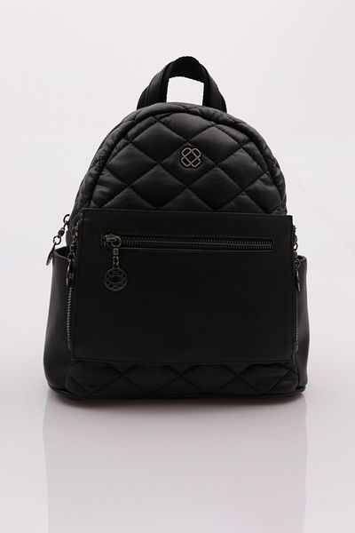 DGN Rucsac negru pentru femei cu fermoar - 1262856