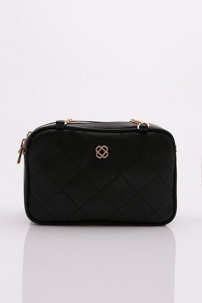 DGN Black Matte Women's Bag - Double Eye Chain 1482856