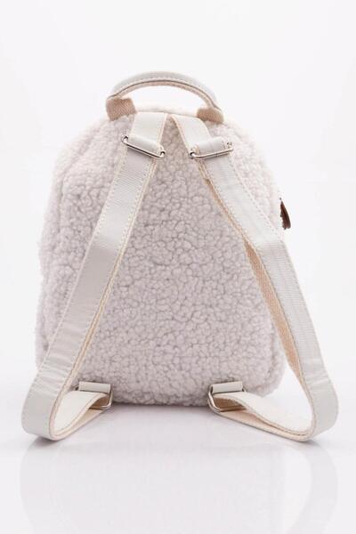 DGN Λευκό βελούδινο γυναικείο σακίδιο πλάτης - 1282856