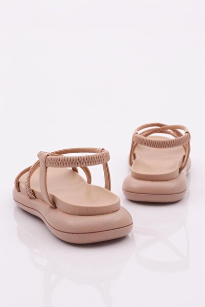 DGN 5046-22Y Kadin Çapraz İp Bantli Sandalet