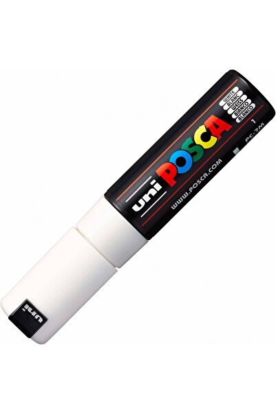 UNİ-BALL Ball Posca 4.5-5.5mm Poster Markörü Beyaz / Pc7m