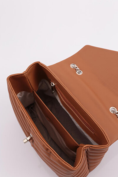 DGN Γυναικεία καθημερινή τσάντα ώμου και ώμου καφέ 837934110