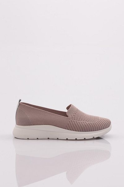 DGN 584 Damen-Ballerinas mit geflochtenem Komfort