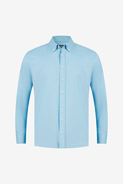 W Collection TURKUAZ OXFORD GÖMLEK