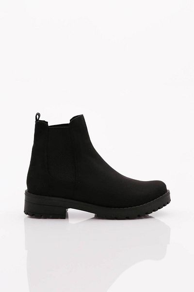 DGN Damenstiefel aus schwarzem Wildleder - 34343538