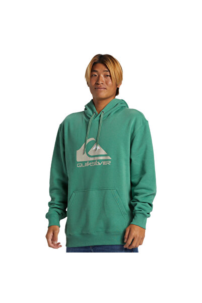 Quiksilver Ανδρικό φούτερ με μεγάλο λογότυπο, πράσινο φούτερ ΑΝΔΡΙΚΟ ΦΟΥΤΕΡ AQYFT03356