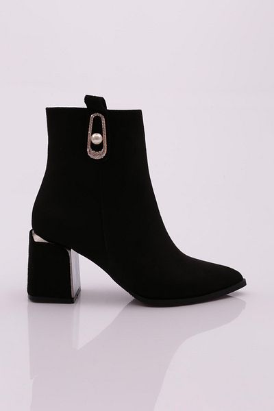 DGN Γυναικείες μπότες 2004 Model Black Suede