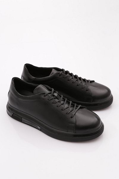 DGN Ανδρικό sneaker με κορδόνια μαύρο 33193396