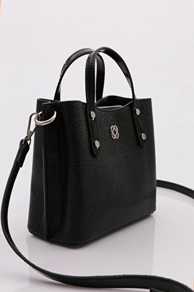 DGN Černá dámská denní taška - kaviár 41613431