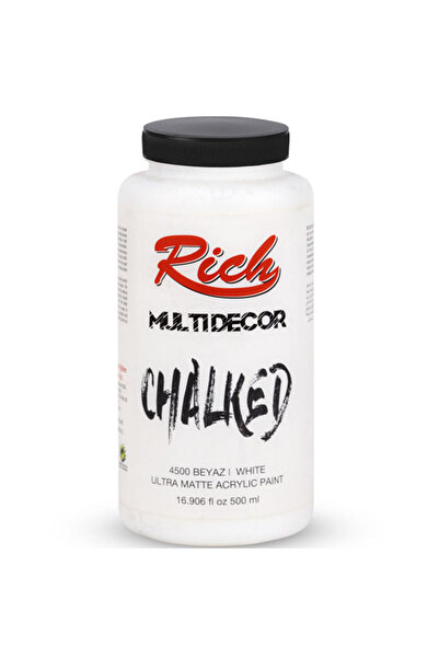 Rich Multidecor Chalked 500cc Akrilik Boya Beyaz