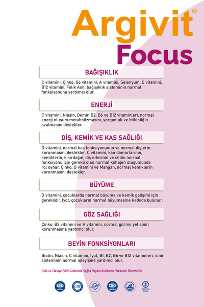 Argivit Focus Şurup 2 Adet