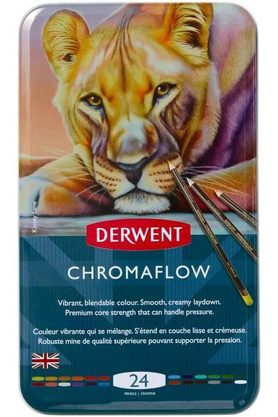 Derwent Chromaflow 24'lü Kuru Boya Kalem Seti / 2305857