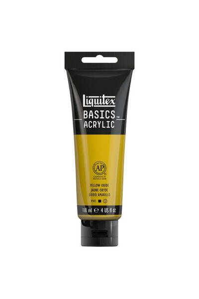 Liquitex Basics Acrylic 118ml Akrilik Boya Yellow Oxide 416