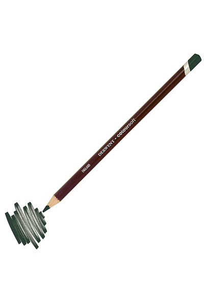 Derwent Coloursoft Professional Dry Paint Pen C410 Dark Green