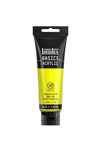 Liquitex Basics Acrylic 118ml Akrilik Boya Fluorescent Yellow 981