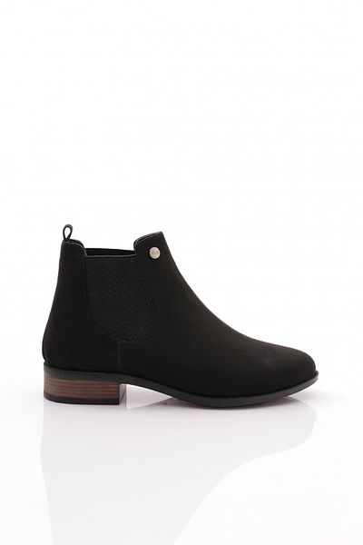 DGN 5500 Model Women's Black Suede Boots - Classic Design