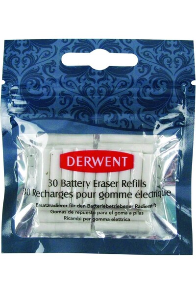 Derwent 30 قطعة ممحاة احتياطية تعمل بالبطارية /2300023